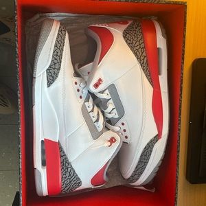 Air jordan 3 fire red
